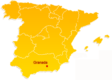 grenade espagne carte